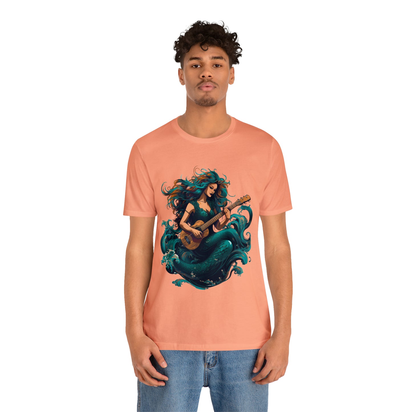 Mermaid and Guitar - T-shirt