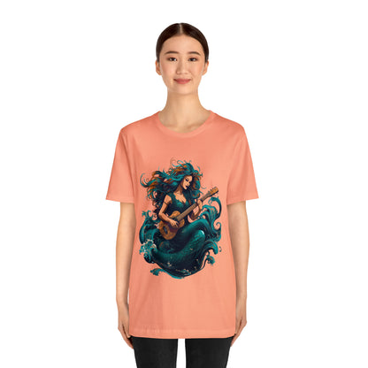 Mermaid and Guitar - T-shirt