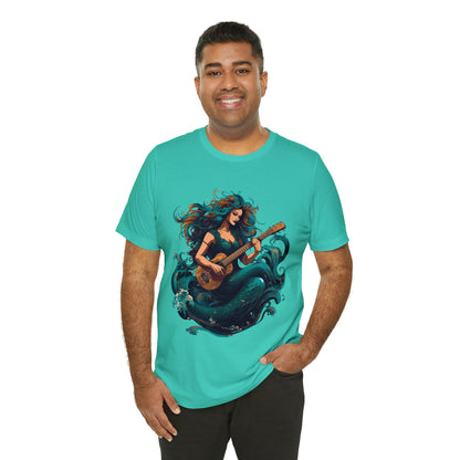 Mermaid and Guitar - T-shirt