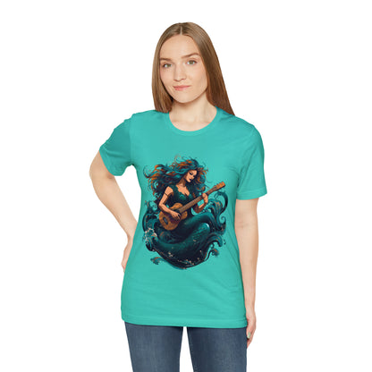 Mermaid and Guitar - T-shirt