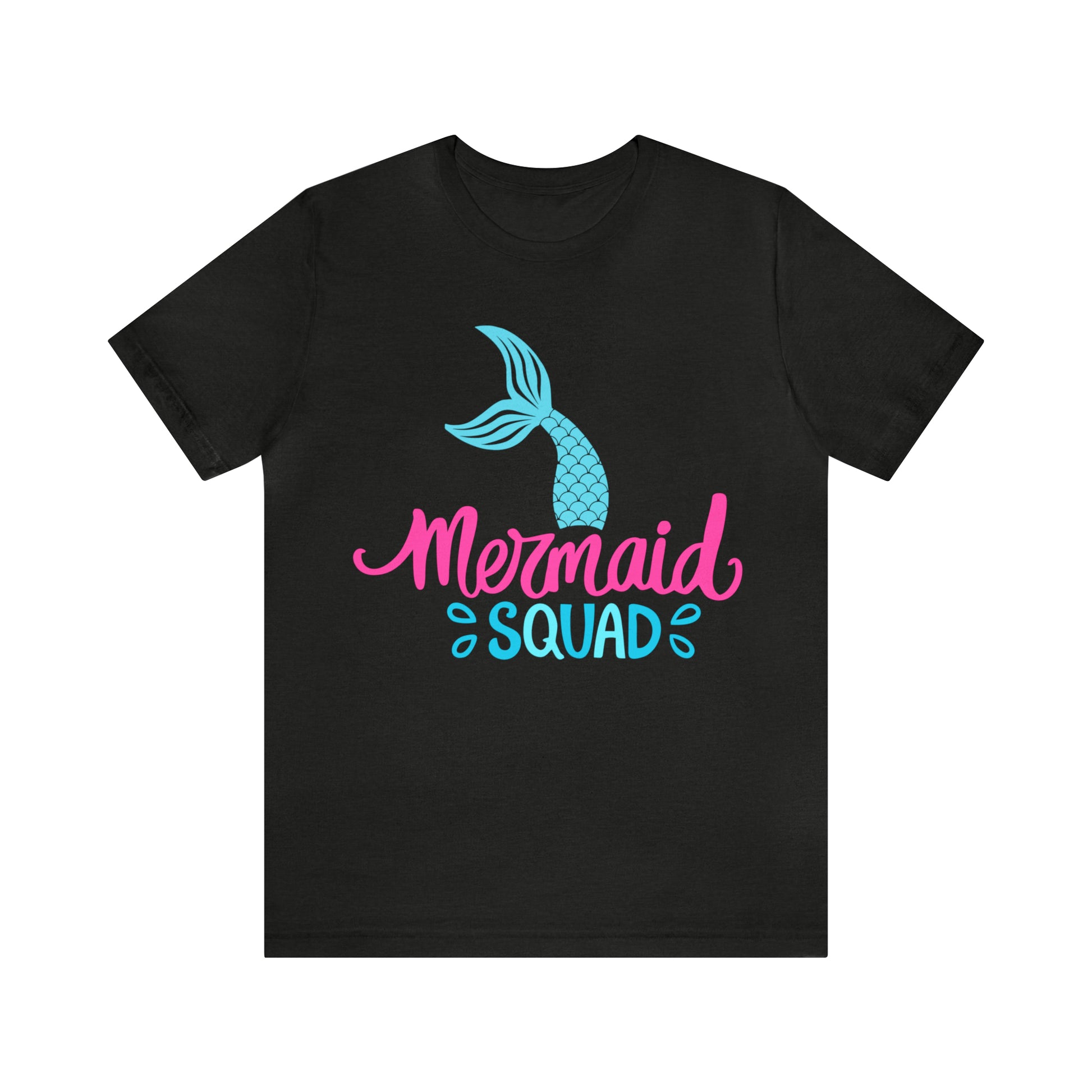 Be a Mermaid T-Shirt - Unisex jersey tee with an enchanting design, soft cotton fabric, and ribbed knit collars, perfect for mermaid enthusiasts and lovers of mermaid-inspired clothing."