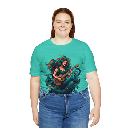 Mermaid and Guitar - T-shirt