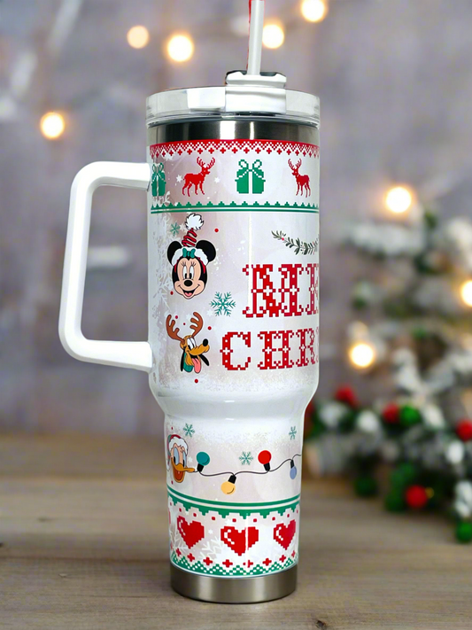 40oz Custom Quencher Tumbler with personalized, durable design, made to order—ideal for holiday and birthday gifts, hand wash recommended