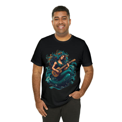 Mermaid and Guitar - T-shirt