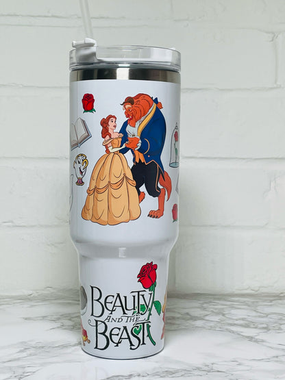 Magical Mermaid Gift Bundle featuring a cozy Mermaid Tale Blanket, Mystical Mermaid Storybook, vibrant 40oz Quencher Tumbler, and Turtle-Inspired Earrings, perfect for Christmas gifts, holiday surprises, and birthday celebrations.beauty and beast 
