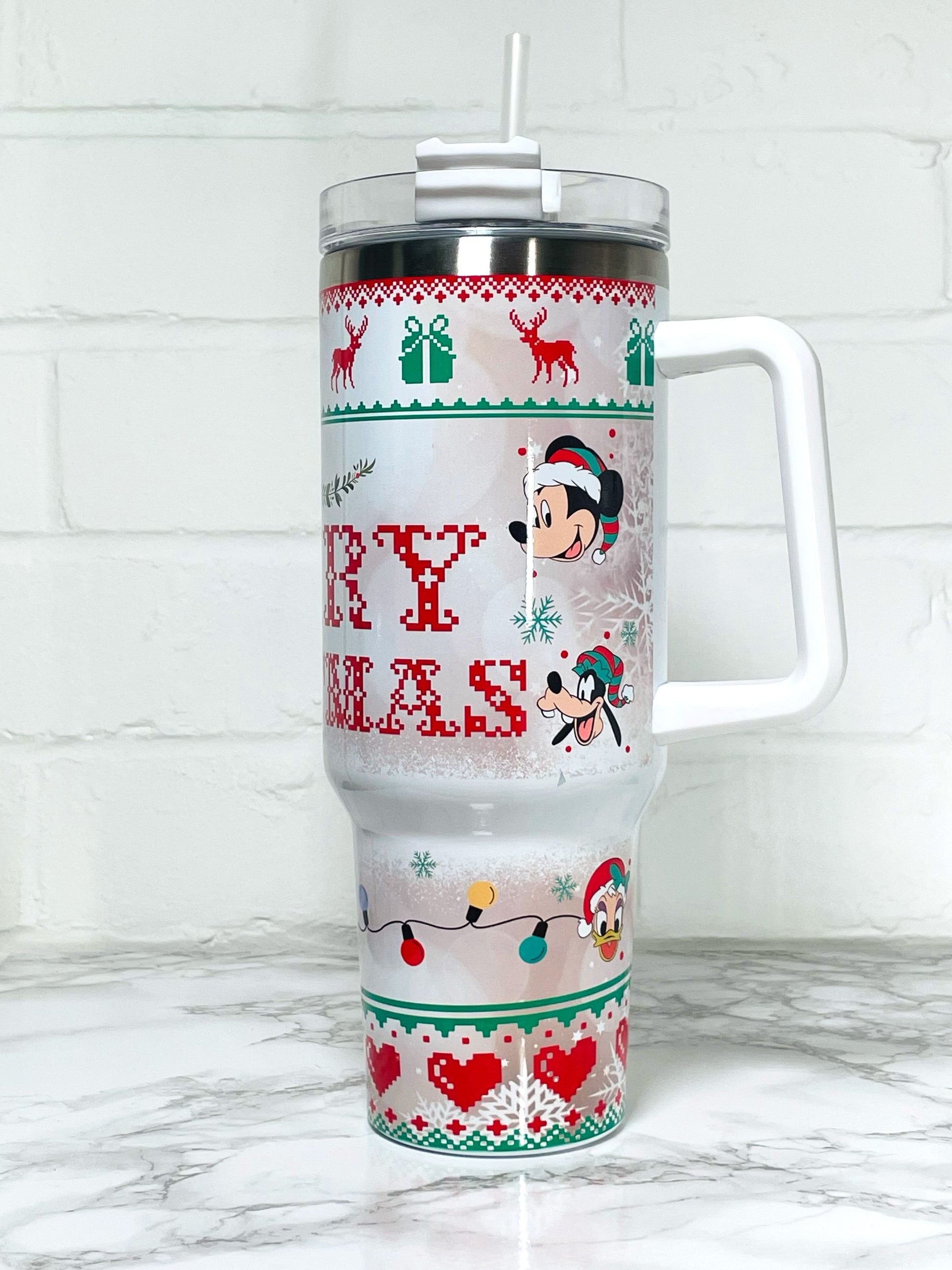 40oz Custom Quencher Tumbler with personalized, durable design, made to order—ideal for holiday and birthday gifts, hand wash recommended