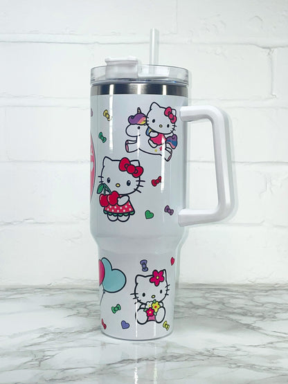 40oz Custom Quencher Tumbler with personalized, durable design, made to order—ideal for holiday and birthday gifts, hand wash recommended Stanley inspired 