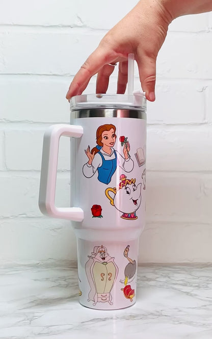 40oz Custom Quencher Tumbler –  Beauty for Beast Inspired